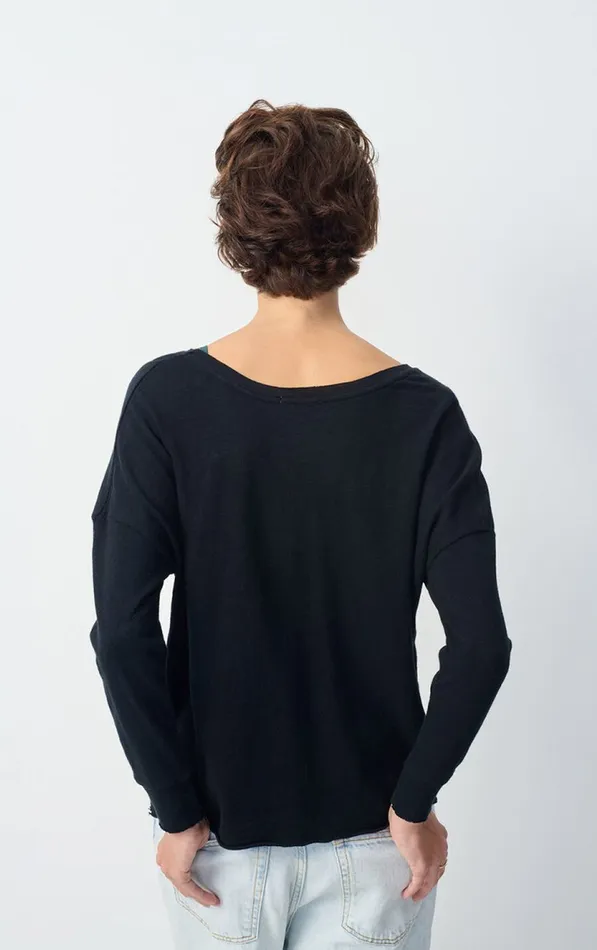 American Vintage Long Sleeve TShirts Women TShirt Sonoma Black American Vintage Long Sleeve TShirts Women TShirt Sonoma Black