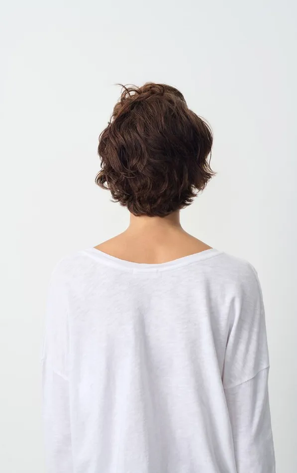 American Vintage Long Sleeve TShirts Women TShirt Sonoma White American Vintage Long Sleeve TShirts Women TShirt Sonoma White