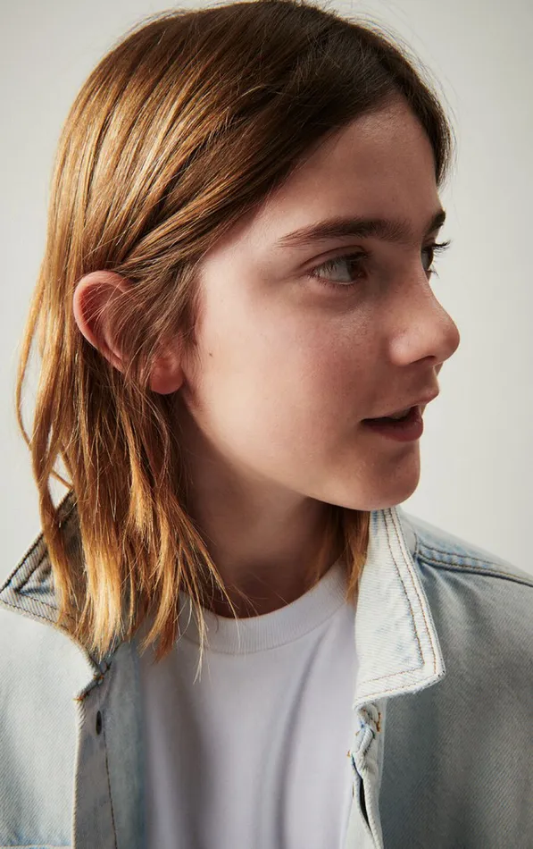 American Vintage Shirts Kids Shirt Joybird Winter Bleached American Vintage Shirts Kids Shirt Joybird Winter Bleached