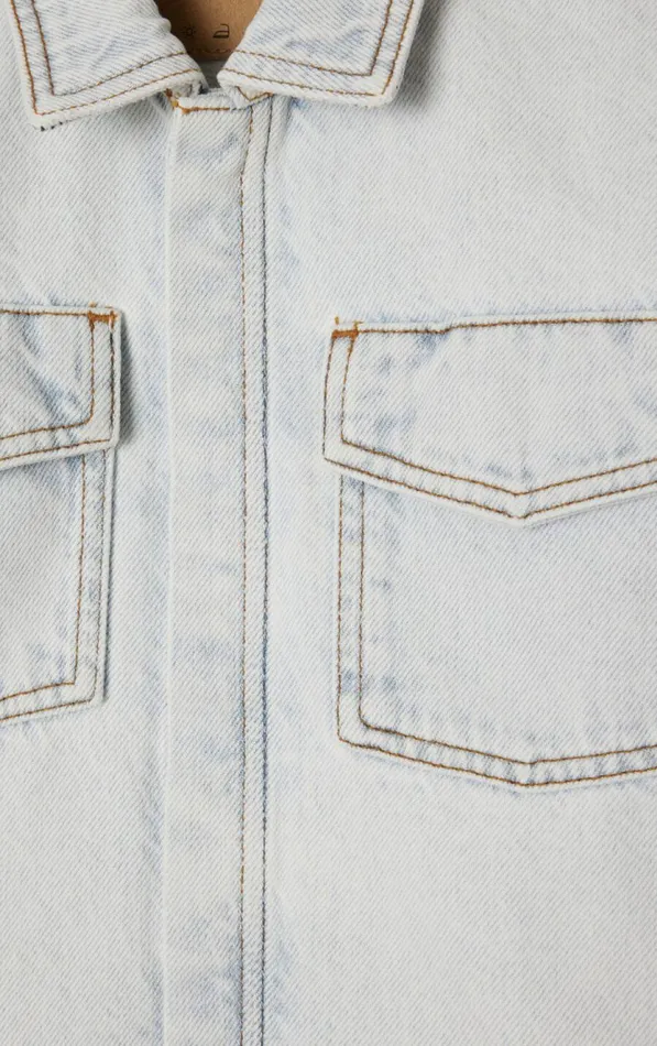 American Vintage Shirts Kids Shirt Joybird Winter Bleached American Vintage Shirts Kids Shirt Joybird Winter Bleached