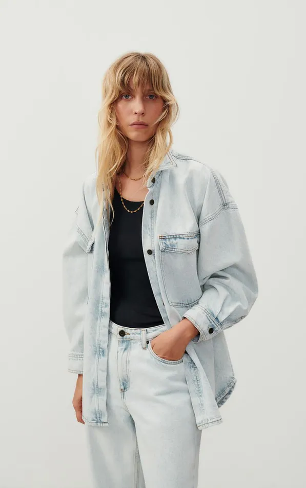 American Vintage Shirts Women Shirt Joybird Winter Bleached