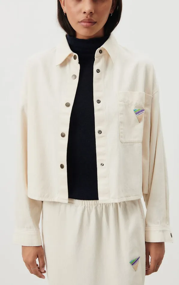 American Vintage Shirts Women Shirt Tirabay Ecru American Vintage Shirts Women Shirt Tirabay Ecru