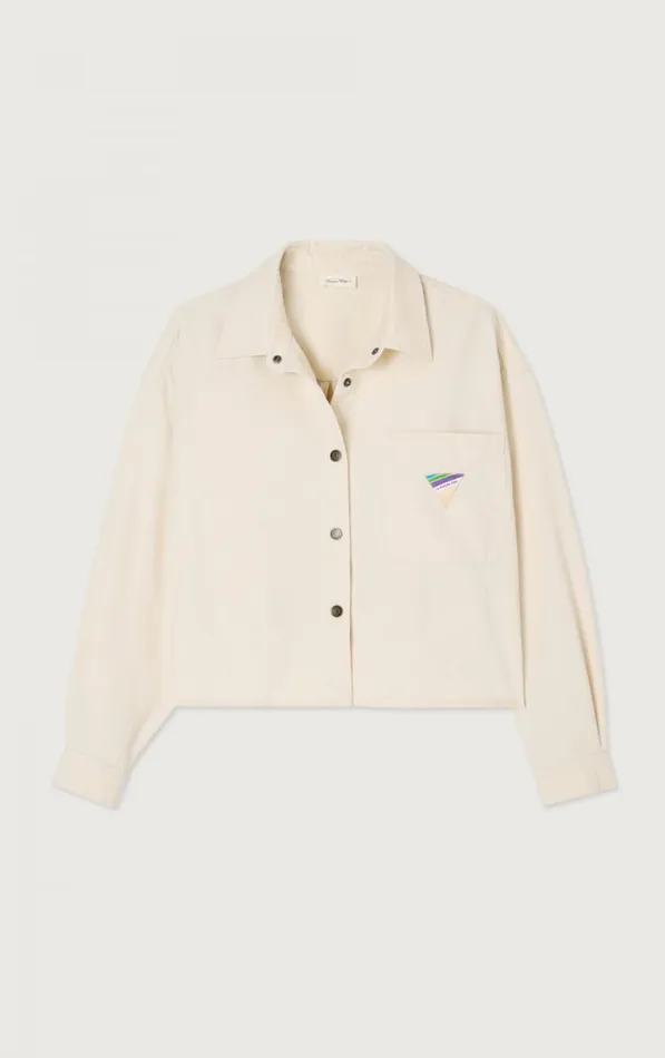 American Vintage Shirts Women Shirt Tirabay Ecru American Vintage Shirts Women Shirt Tirabay Ecru