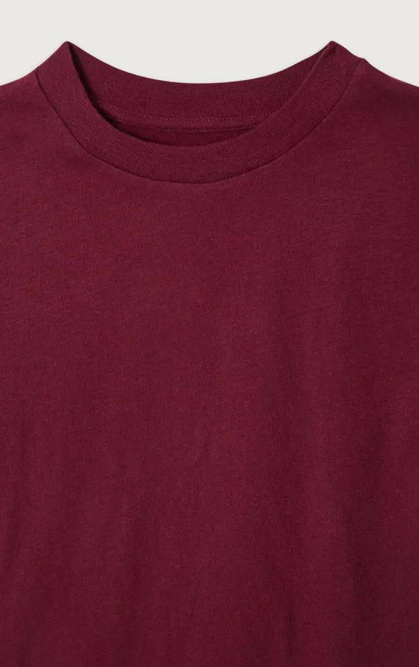 American Vintage Short Sleeve TShirts Kids TShirt Gamipy Vintage Burgundy