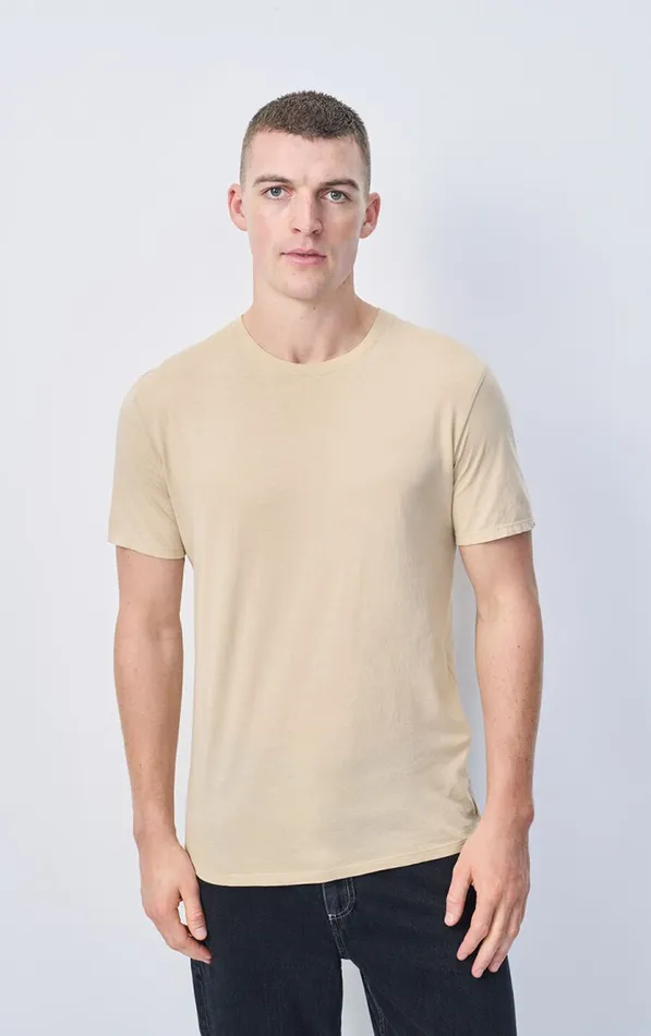 American Vintage Short Sleeve TShirts Men TShirt Decatur Greige