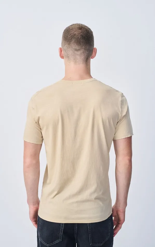 American Vintage Short Sleeve TShirts Men TShirt Decatur Greige American Vintage Short Sleeve TShirts Men TShirt Decatur Greige