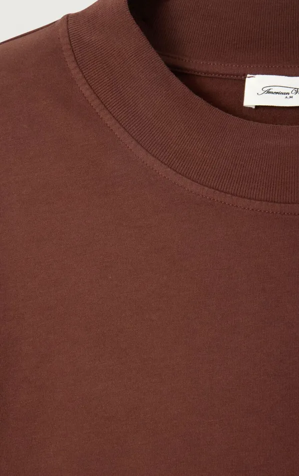 American Vintage Short Sleeve TShirts Men TShirt Fazy Vintage Chocolate American Vintage Short Sleeve TShirts Men TShirt Fazy Vintage Chocolate