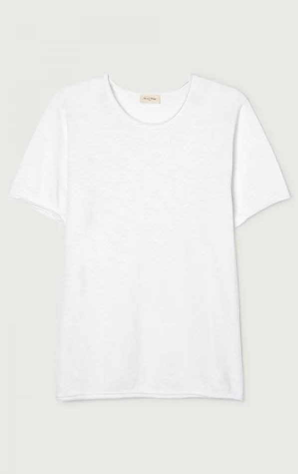 American Vintage Short Sleeve TShirts Men TShirt Sonoma White American Vintage Short Sleeve TShirts Men TShirt Sonoma White