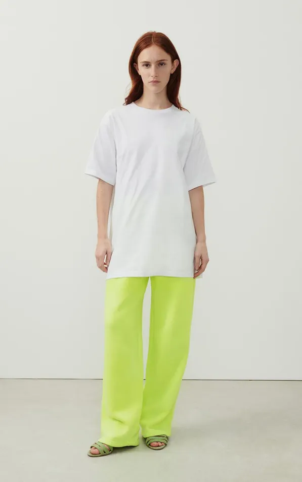 American Vintage Short Sleeve TShirts WomenMen TShirt Fizvalley 034Bonjour Malibu034 White