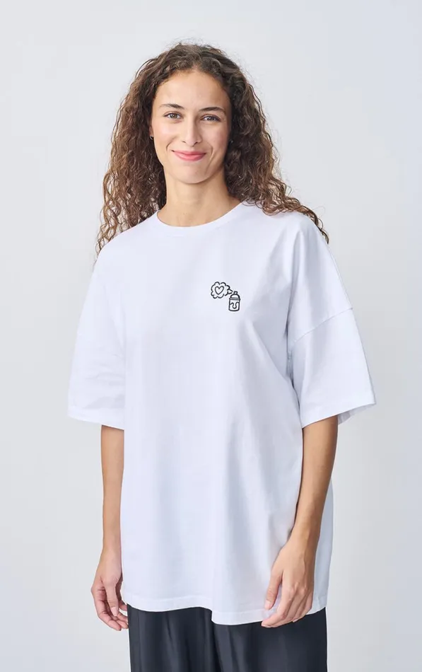 American Vintage Short Sleeve TShirts WomenMen TShirt Timothy Goodman White