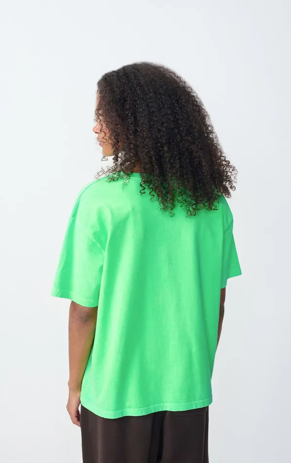 American Vintage Short Sleeve TShirts Women TShirt Fizvalley Flashy Green