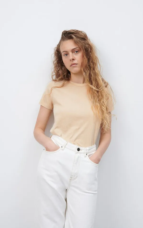 American Vintage Short Sleeve TShirts Women TShirt Gamipy Sand