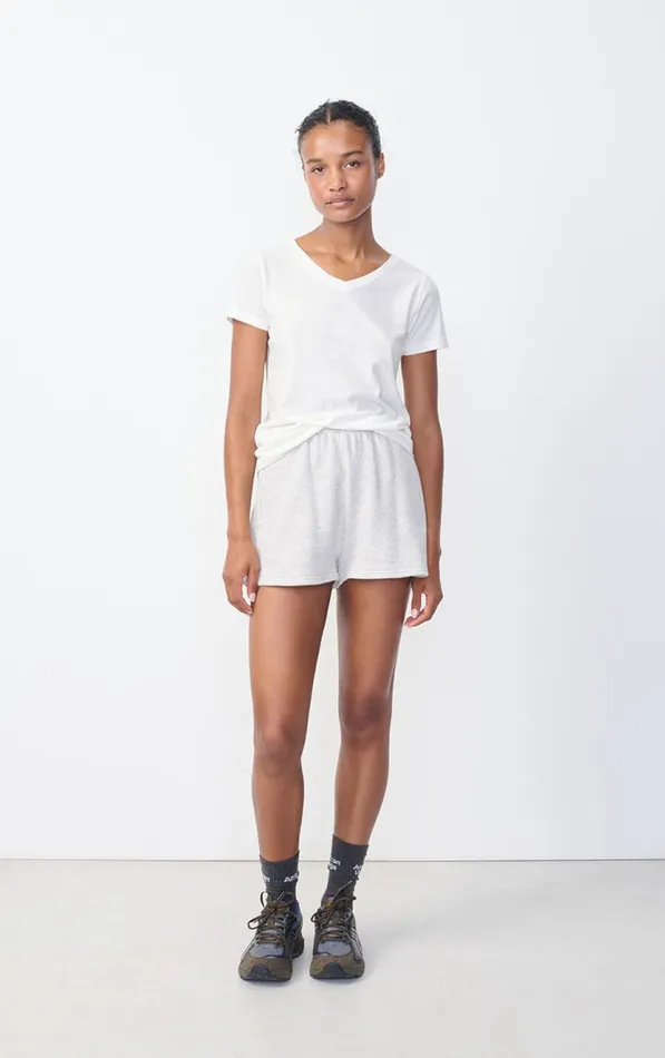 American Vintage Short Sleeve TShirts Women TShirt Gamipy White American Vintage Short Sleeve TShirts Women TShirt Gamipy White