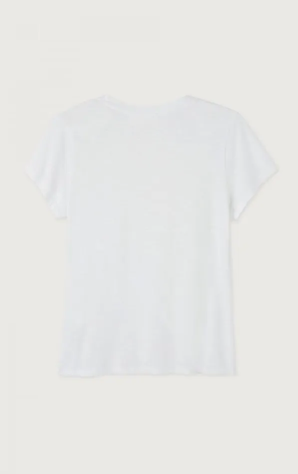 American Vintage Short Sleeve TShirts Women TShirt Jacksonville White American Vintage Short Sleeve TShirts Women TShirt Jacksonville White