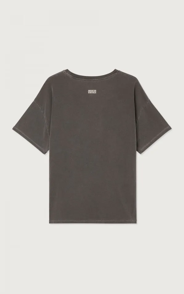 American Vintage Short Sleeve TShirts Women TShirt Pymaz Vintage Carbon