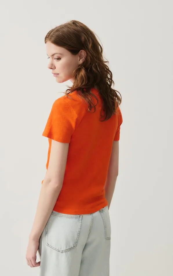 American Vintage Short Sleeve TShirts Women TShirt Sonoma Orange Vintage American Vintage Short Sleeve TShirts Women TShirt Sonoma Orange Vintage