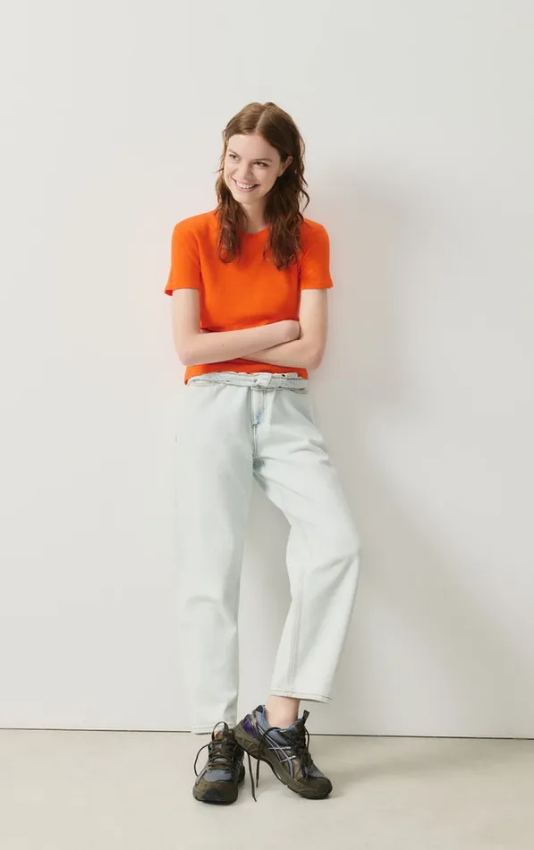 American Vintage Short Sleeve TShirts Women TShirt Sonoma Orange Vintage American Vintage Short Sleeve TShirts Women TShirt Sonoma Orange Vintage