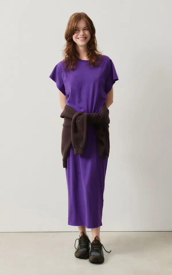 American Vintage Short Sleeve TShirts Women TShirt Vupaville Eggplant