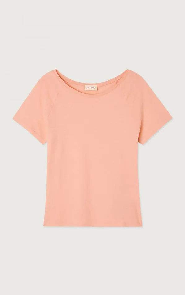 American Vintage Short Sleeve TShirts Women TShirt Xoubow Pink Flamingo American Vintage Short Sleeve TShirts Women TShirt Xoubow Pink Flamingo