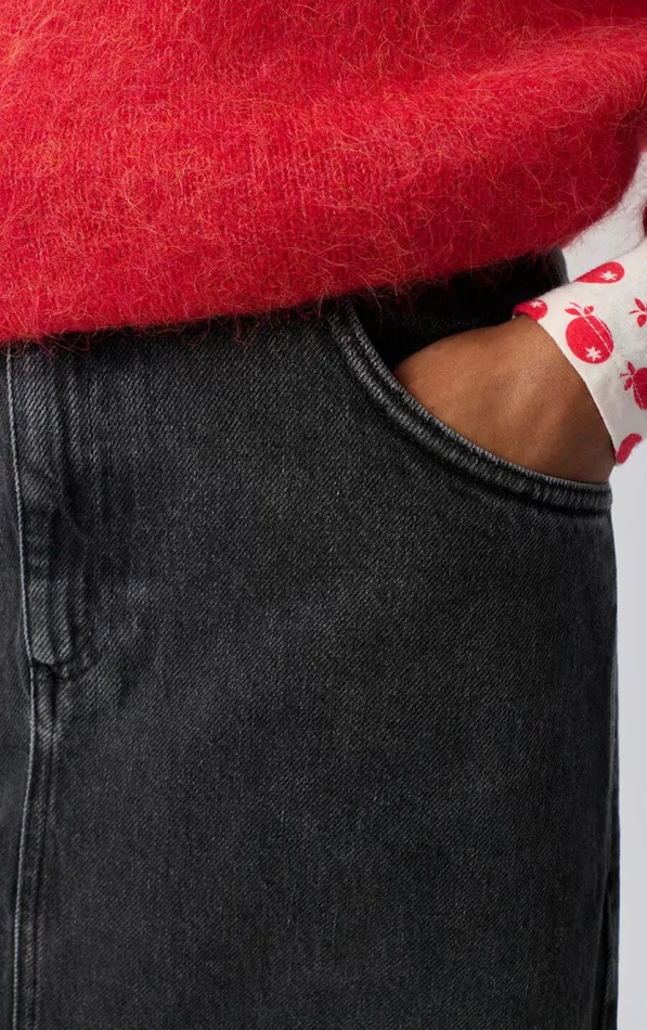 American Vintage Skirts Women Skirt Yopday Black Salt And Pepper American Vintage Skirts Women Skirt Yopday Black Salt And Pepper