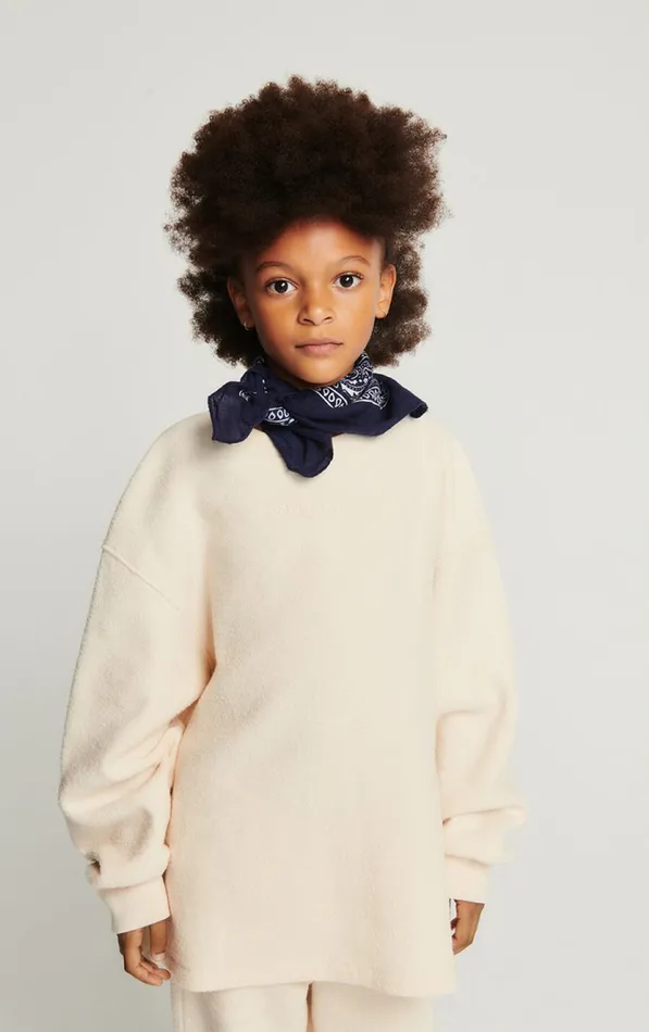 American Vintage Sweatshirts Kids Sweatshirt Bobypark Ecru