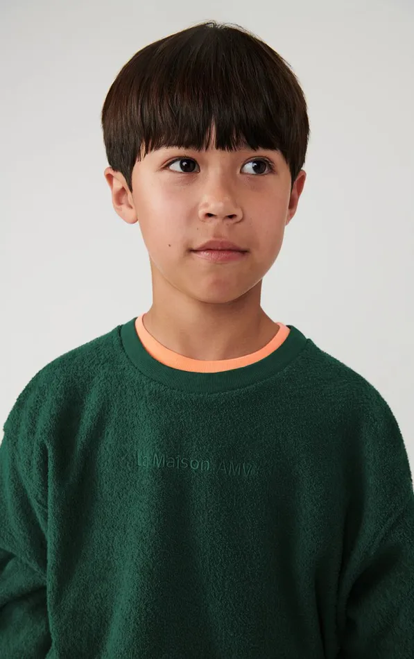 American Vintage Sweatshirts Kids Sweatshirt Bobypark Pine Forest American Vintage Sweatshirts Kids Sweatshirt Bobypark Pine Forest