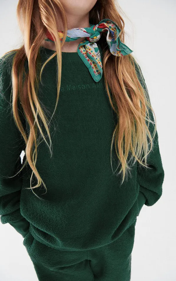 American Vintage Sweatshirts Kids Sweatshirt Bobypark Pine Forest American Vintage Sweatshirts Kids Sweatshirt Bobypark Pine Forest