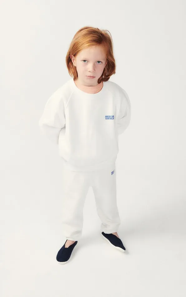 American Vintage Sweatshirts Kids Sweatshirt Izubird Vintage Dove