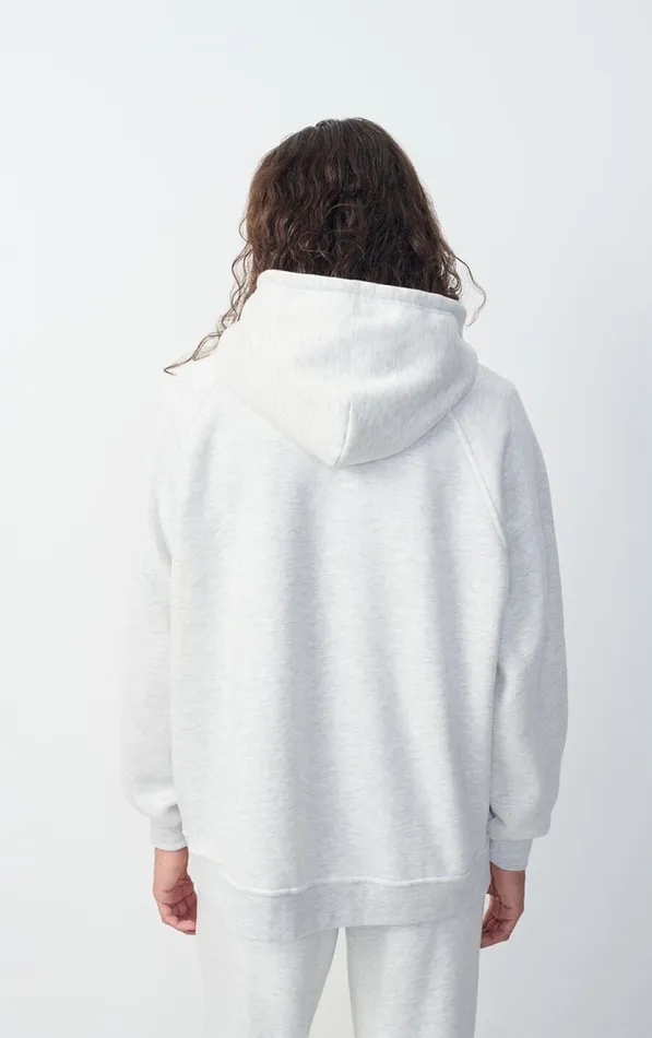 American Vintage Sweatshirts Men Hoodie Baptown Heather Grey