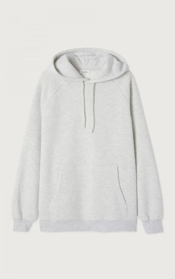 American Vintage Sweatshirts Men Hoodie Baptown Heather Grey