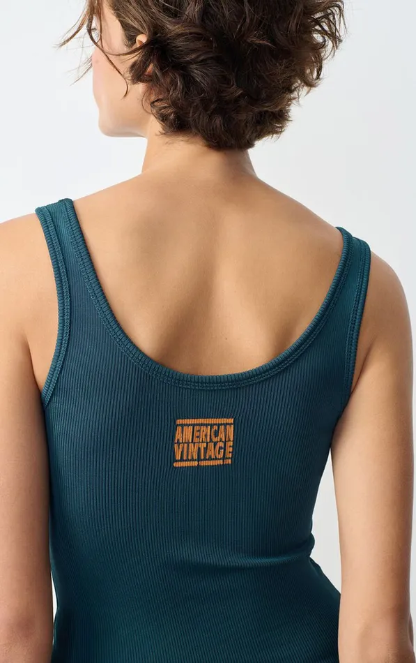American Vintage Tops and Tanktops Women Tank Top Azyro Petrol