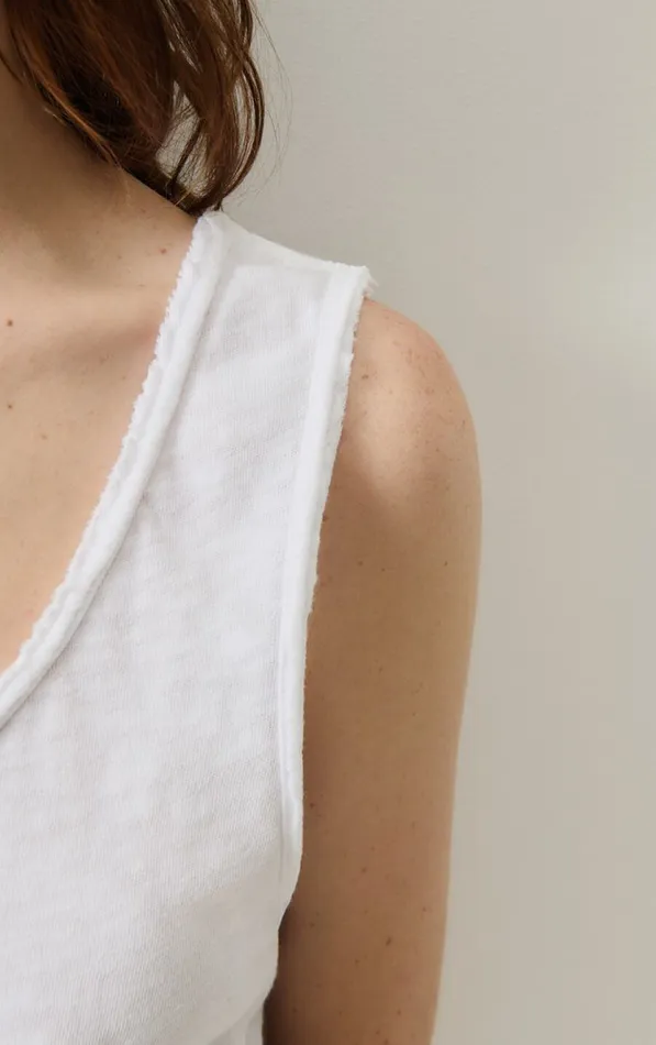 American Vintage Tops and Tanktops Women Tank Top Sonoma White American Vintage Tops and Tanktops Women Tank Top Sonoma White