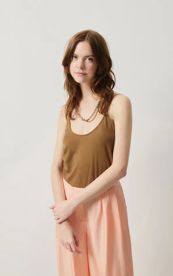 American Vintage Tops and Tanktops Women Tank Top Xoubow Moka