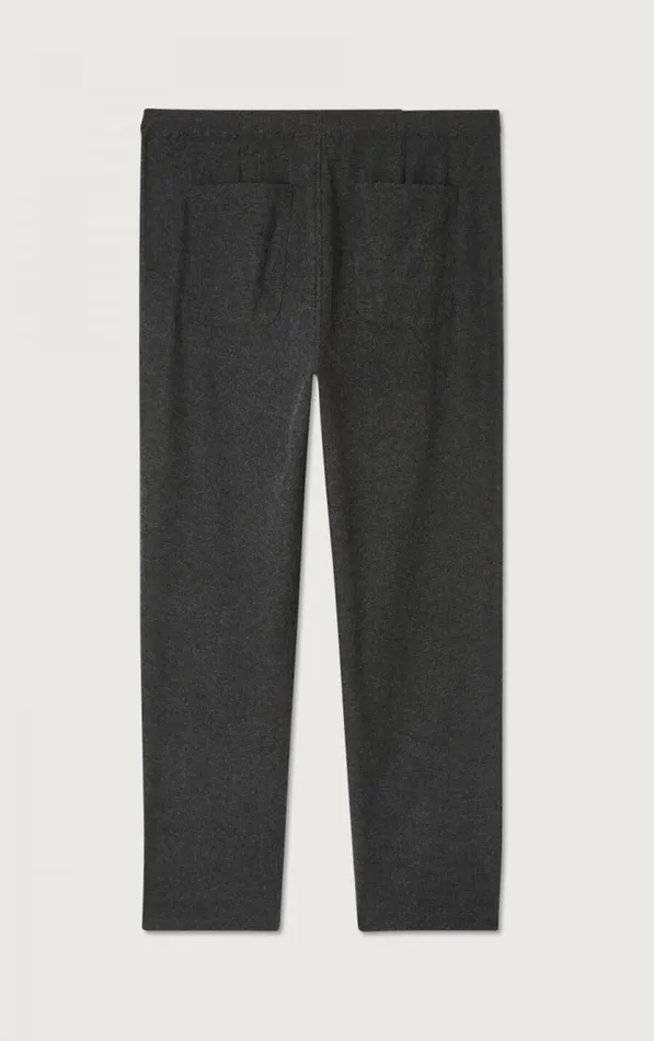 American Vintage Trousers Men Trousers Dakota Melange Charcoal