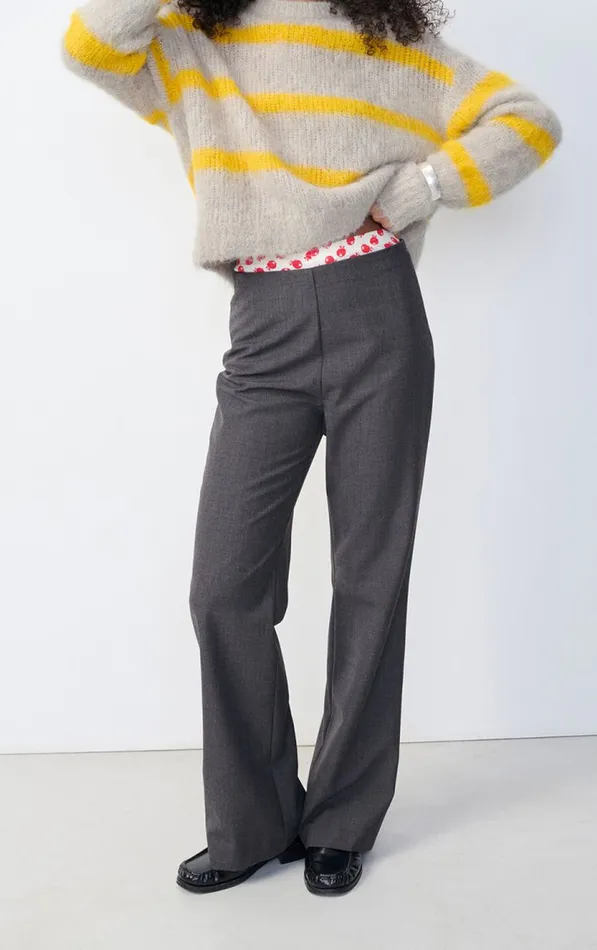 American Vintage Trousers Women Trousers Ayany Heather Grey