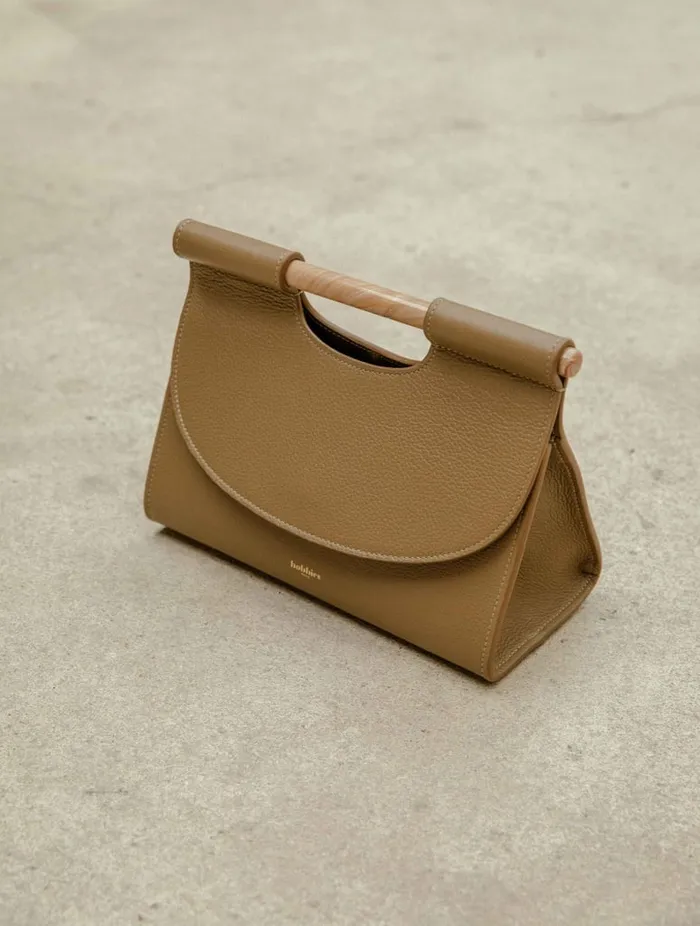 Ancne Khaki Women Bobbies Bags