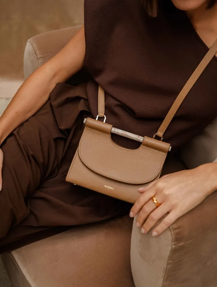 Ancne Mini Taupe Women Bobbies Bags