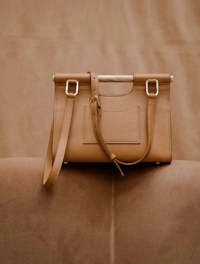 Ancne Taupe Women Bobbies Bags