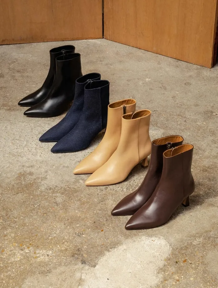 Audrey Toffee Women Bobbies Ankle Boots