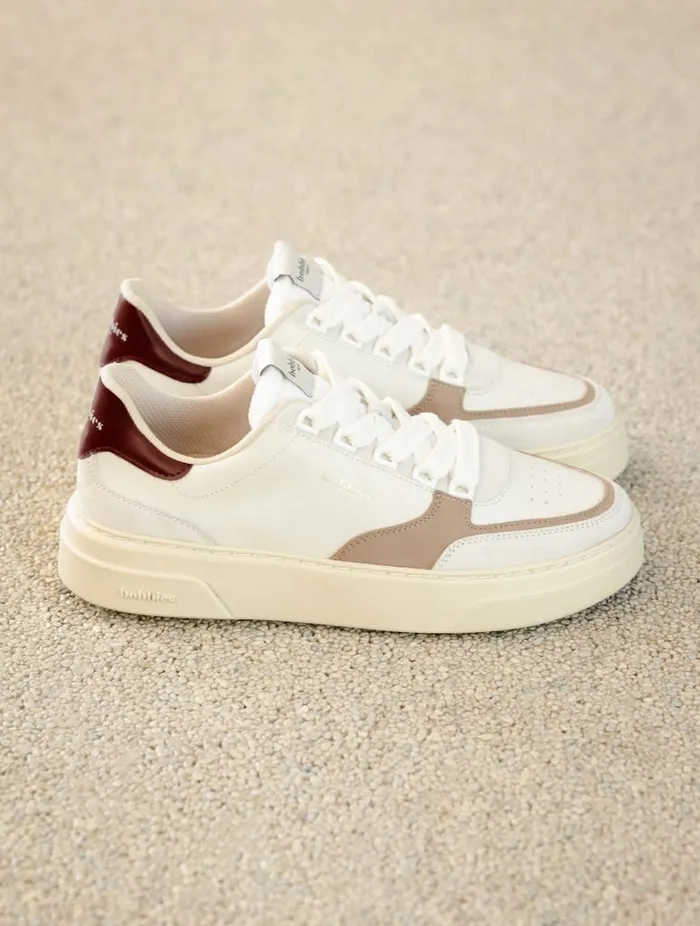 Avalon Off White and Morello Women Bobbies Sneakers Avalon Off White and Morello Women Bobbies Sneakers
