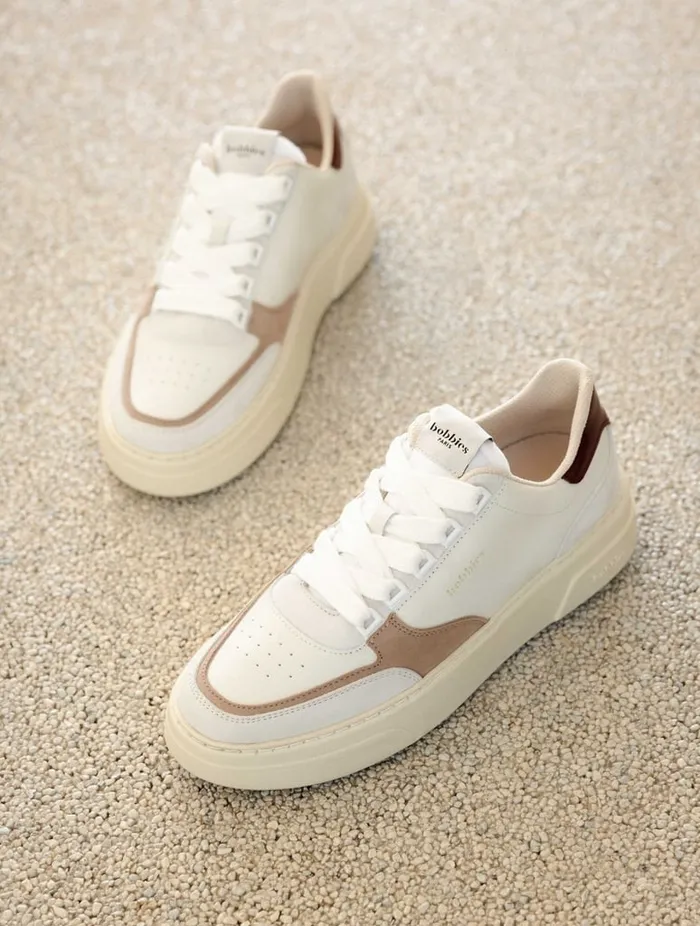 Avalon Off White and Morello Women Bobbies Sneakers Avalon Off White and Morello Women Bobbies Sneakers