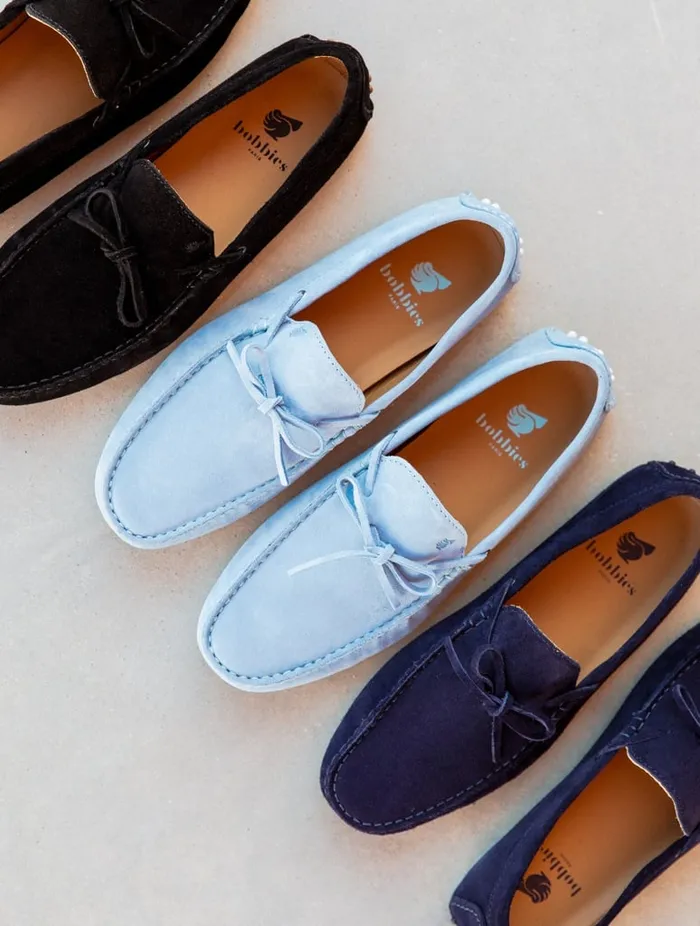 Ayrton Navy Blue Men Bobbies Loafers