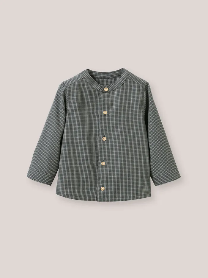 Baby Cyrillus Baby Boy Check Shirt Carreaux Kaki
