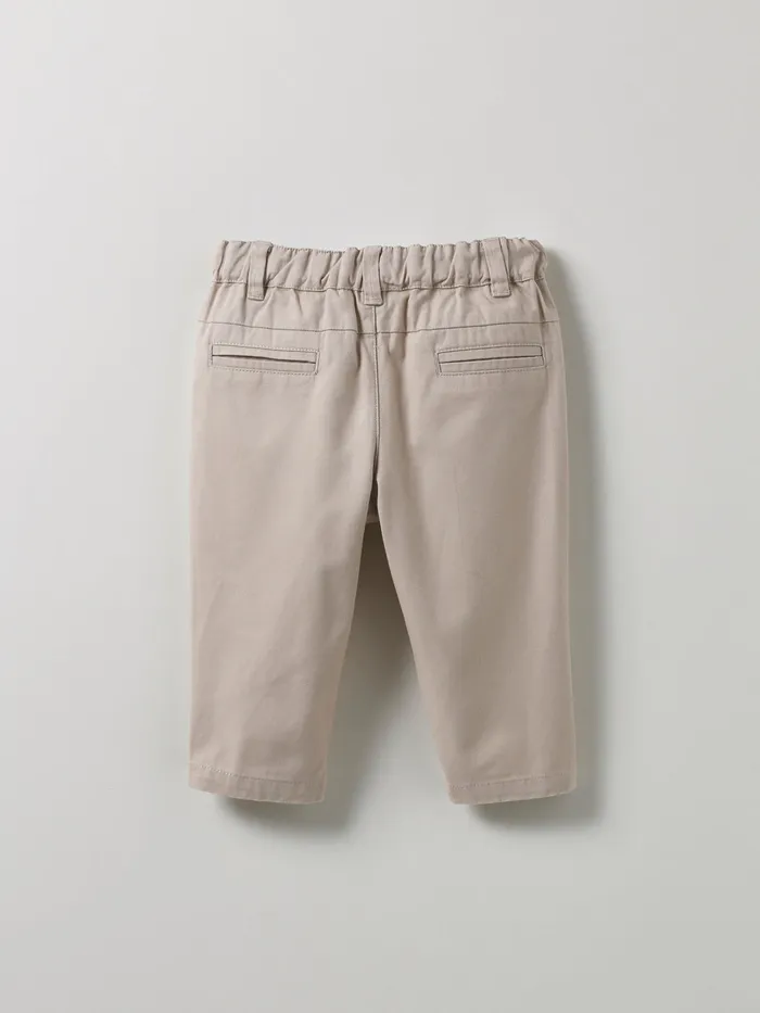 Baby Cyrillus Baby Girl Chinos Beige Clair