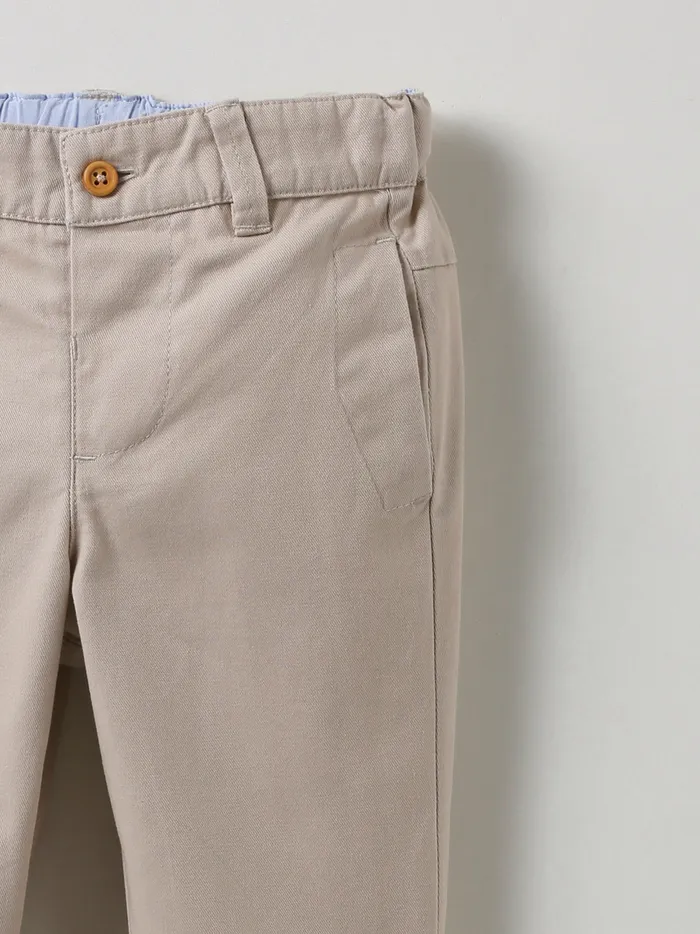 Baby Cyrillus Baby Girl Chinos Beige Clair