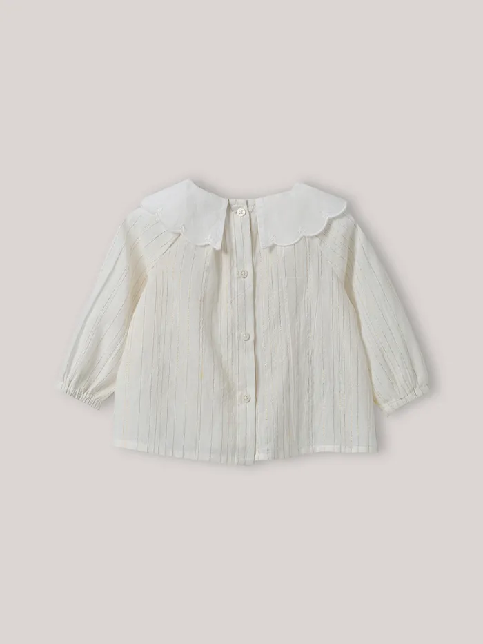 Baby Cyrillus Baby Girl Refined Shirt Dore