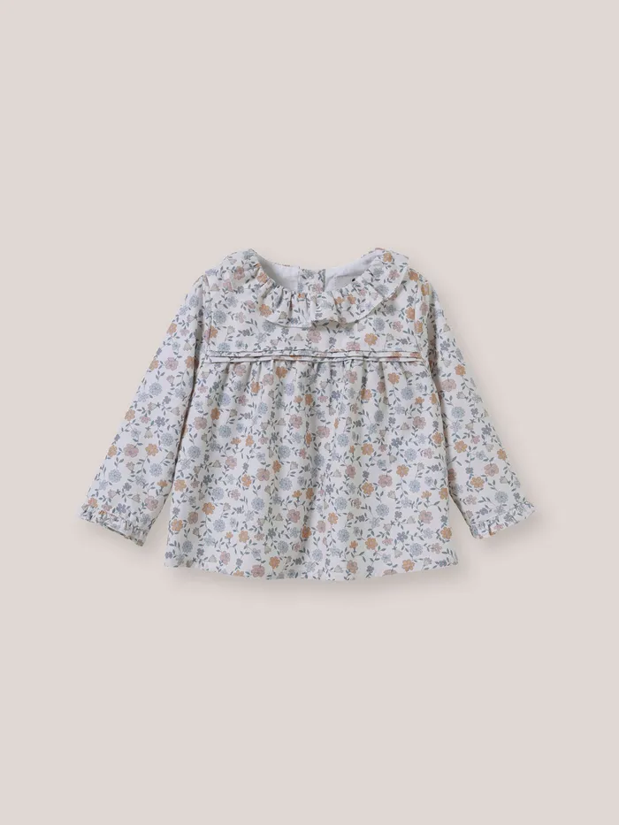 Baby Cyrillus Birth Jane Print Shirt Imp Jane Pastel