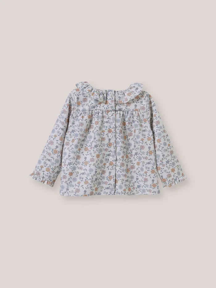 Baby Cyrillus Birth Jane Print Shirt Imp Jane Pastel
