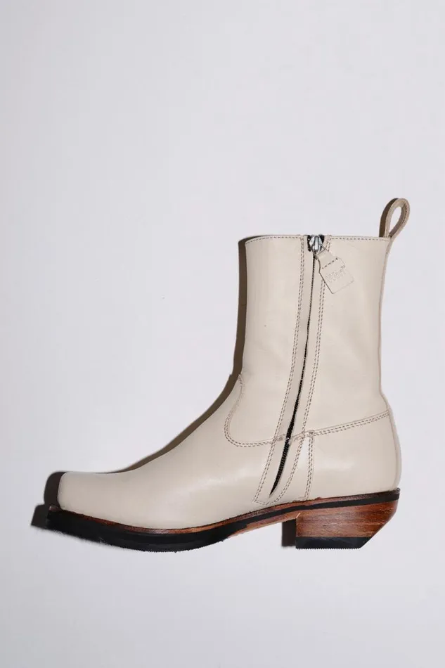 Barcelona Creme 8211 Creme WomenMen Won Hundred Boots
