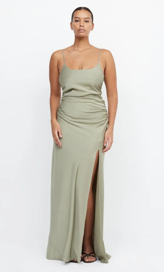 Bec Bridge Bridesmaids Dresses ETERNITY SCOOP MAXI DRESS Sage 8211 Women